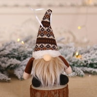 Sjedeći šumska lutka dugačka lutka za lutke božićno drvce Privjesak za lutke Božićni ukras