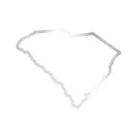 Južna Karolina Outline Naljepnica Decel Die Cut - samoljepljivi vinil - Vremenska zaštitna - izrađena