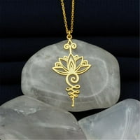 Yingua cvjetna ogrlica za zlatni klinac, pokloni za nakit od ružičastog zlata
