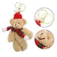 Crtani punjeni medvjedi igrački plišani ključni privjesak za lanac Plish Bear Doll Privjesak