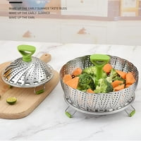 Košar za parobrod od nehrđajućeg čelika Povrće pare sa sklopivim pare umetnikom za povrće za kuhanje