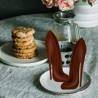 Valentines Dan 3D visoke pete Oblik cipela Čokoladni kalup Kalup za slabovinje Napravite gadgete