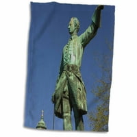 3droza Švedska. Stockholm. Norrmalm, Charles XIII statuu - EU IHO - INGRY HOGSTROM - ručnik, po