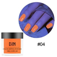Huiniadese Pribor za nokte Art Neon Pigment Nails Powders Ombre Fluorescentni užareni užarenje u prahu