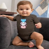 Kawaii Cat Panda i jelena Stack Bodysuit-a Bodysuit -image-a by shutterstock, mjeseci