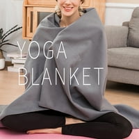 YOGA pokrivač protiv ispuštanja Solitarni solid u boji YoGa Pilates pokrivač za dom