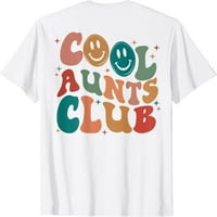 Retro Groovy Cool Aunts Club Funny teta Žene Cool tetka majica