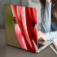 Kaishek Hard Case Cover samo kompatibilan MacBook Pro S + crni poklopac tipkovnice M2 A M1, tip C Pink