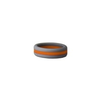 Siloika silikonska prstena sive i narančaste pruge po životnim ležajevima