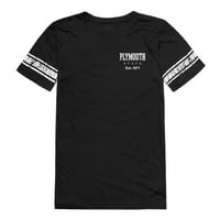 Republika 534-457-blk- ncaa Plymouth State Panters Ženska vežba majica, crna - velika