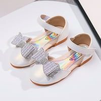 Rhinestone Bow pojedinačne cipele Djevojke Dancing Sandale Baby Pearl Cipele cipele cipele Kids Princess Cipele Bling cipele Slatke cipele