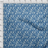 Onuone pamučni dres plava tkanina Tropska DIY odjeća za quilting tkaninu ispis tkanina širokog dvorišta