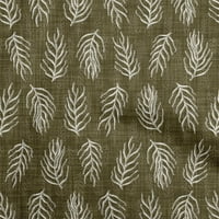 Onuone viskoza Šifon tamno maslina zelena tkanina Azijska Dabu Ispis tkanina za šivanje tiskane plovidbene