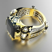 Glupe breza Muški prsten Vintage nakit poklon bakar od isklesanog prsta za svakodnevni prsten za svakodnevni