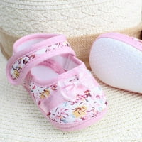 Dojenčad za bebe djevojke ručno izrađene cvijeće Princess Flats Toddler Prvi šetači SOFT pamučne cipele