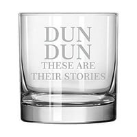 Stijene viski stare modno staklo Dun dun ovo su njihove priče