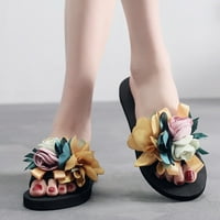 Papuče verpetriture za žene papuče ženske boemske cvijeće ravne papuče ljetne sandale koje se ne klize