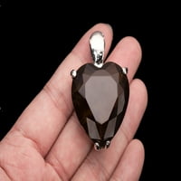 Privjesak srebrni oblik srca Olive rhinestone precisa kristalna ogrlica od plemenitih metalnih hiperbola
