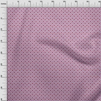 Onuone pamučne kambričke lagane ljubičaste tkanine točkice zanatske projekte Dekor tkanina tiskano dvorištem