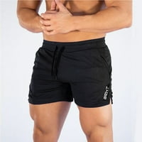 Bacock muški kratke hlače muškarci sa čvrstim bojama Ležerne prilike za crtanje srednje struke Sportske
