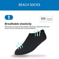 Hinvhai Clearence Muške i ženske vodene čarape bosonogi brzine suve anti-skid vodene čarape joge