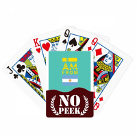Am iz Argentina Art Deco Fashion Peek Poker igračka karta Privatna igra