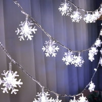 Božićne svjetlo za snježne pahulje, LED vodootporni priključak za spajanje bajke za unutarnju vanjsku