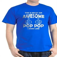 Awesome pop pop izgleda kao majica - pamučna majica