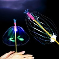 Rainbow Magic Stick Wind Spinning Ripbon Bubble Cvijeće Dječje igračke Tricks M0Z6