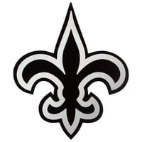 Muške antigua Black New Orleans Saints Metallic Logo Tribute Polo