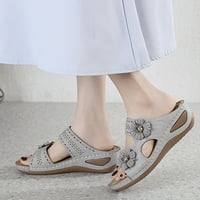 Caicj ženske cipele sandale za žene casual ljetni stanovi Cipele Udobni križni remen Gladijator Sandal