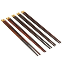 Parovi višestruki štapići Kineski stil Drveni štapići postavljeni sigurni ručno izrađeni poklon za neklizajuće