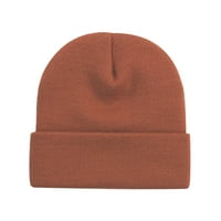 Susanny Womens Muns Vintage lolly Cap Y2K Topli manžedni hip hop Beanie šešir meka zima za teen djevojke