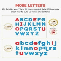 JoyNote učionica magnetna slova sa dvostrukim magnetnom pločom - pjena abeceda za djecu pravopis i učenje