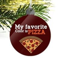 Moja omiljena boja je pica akrilni božićni odmor za odmor