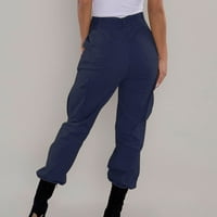 Voncos Womens Relapoželjene fit baggy teretne hlače Loose Joggera planinarske pantalone