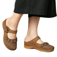 B91XZ Ženske sandale Udobne klinove dame papuče djevojke sandale za žene šuplje gležnjače ženske sandale