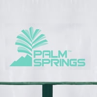 Palm Springs -tier Mini staklenik s poklopcem i vratima sa zatvaračem