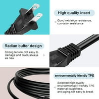 Boo kompatibilan 10ft ul popisala je zamena kabela za kabel za napajanje od 18 tvarom za DEWALT D TRIMMER,