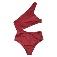 Ženski kupaći kostimi Tummy Control Plus Size Coleit CoverUp bikini Solidni set kupaći kostim Dvije