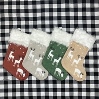 Božićna čarapa za pohranu za pohranu Skladištenje CANDY CONTERER Xmas Tree Viseći ukras