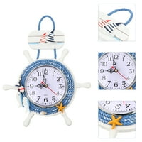 Sredozemni stil drveni sat modni zidni broj sat viseći sat