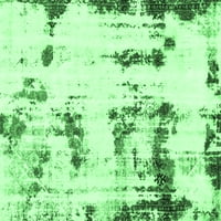 Ahgly Company Indoreni pravokutnik Sažetak smaragdno zeleni modernim prostirkama, 2 '4 '