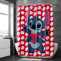 Lilo & Stitch tuš sa zavjesom od poliesterske kupaonice za dekorativni poklon