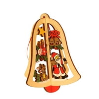 Božićni ukrasi Božićni ukrasi pet šiljasti zvjezdani zvono ukrasi božićne stakle prozor za rezbarenje