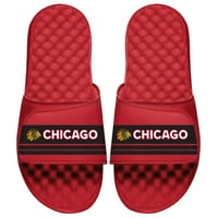 Omladinski Olide Red Chicago Blackhawks Specijalno izdanje 2. Klizna sandala