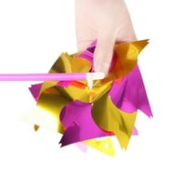 Plastična vjetrenjača Pinwheel vjetrove za vjetroparki Dječja igračka Garden Lawn Party Decor