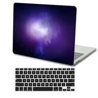 Kaishek Hard Shell samo za - rel. MacBook Pro s bez dodira Nema CD-ROM-a, bez USB-C + crni poklopac tastature Model: A1425 A Galaxy A 0298