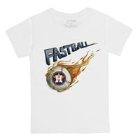 Dojenčad sitni otvor bijela Huston Astros Fastball majica