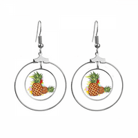 Ananas Par minđuše za crtanje voća Danle Hoop nakit